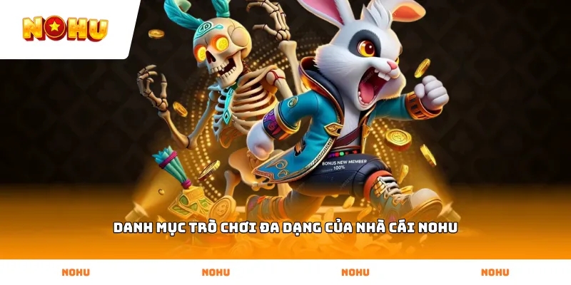Danh mục trò chơi đa dạng của nhà cái NOHU